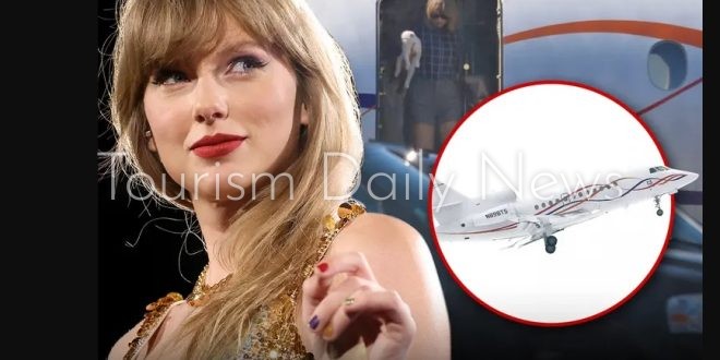 تفاصيل بيع طائرة المغنية الأمريكية تايلور سويفت ومشكلة البصمة الكربونية