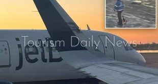 تصادم طائرتين تابعتين لشركة JetBlue بمطار لوغان في بوسطن