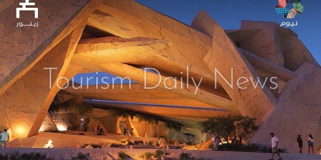 نيوم تبدأ تنفيذ مشروع زينور وسط المناظر الطبيعية الصخرية على خليج العقبة