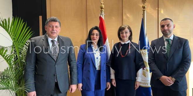 غادة شلبي تبحث مع سفيرة رومانيا بالقاهرة سبل التعاون في مجال السياحة