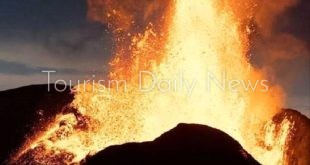 مشهد مأساوي يتكرر للمرة الثالثة .. ثورة بركانية في أيسلندا