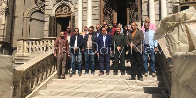 متابعة آخر مستجدات مشروع ترميم قصر حبيب باشا السكاكيني