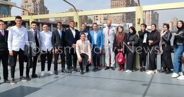 سياحة وفنادق بني سويف تنظم زيارة علمية للبواخر الفرعونية بالجيزة
