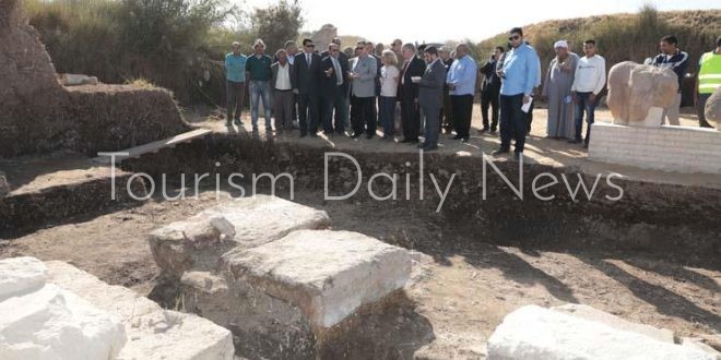 البعثة اليابانية تنقب بأهناسيا ودعم كامل من محافظة بني سويف بأعمال الترميم