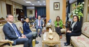 سفير ألمانيا وزوجته في دمياط ومنال عوض تعرض فرص الاستثمار بالمحافظة