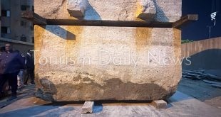 البدء في أعمال نقل التابوت المكتشف بموقع أرض مستشفى جامعة بنها