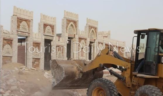 إزالة 150 مقبرة على مساحة 1500 متر في القليوبية