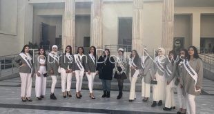 ملكات جمال البحر المتوسط في زيارة للمتحف اليوناني الروماني بالإسكندرية