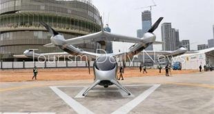 الصين تقرر تسيير تاكسي طائر هجين بين السيارات والمروحيات لنقل الركاب