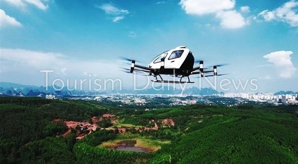 استثمارات صناعة التاكسي الطائر بالصين تريليون دولار سنويًا بحلول 2040