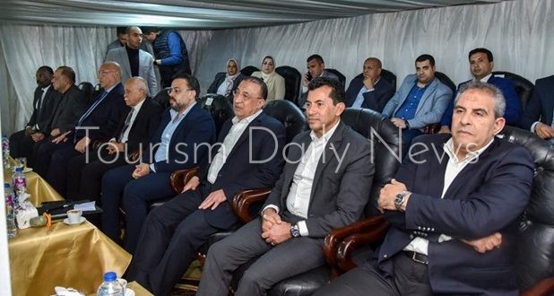 افتتاح أعمال التطوير الخاصة بملعب نادي سيدي بشر بالإسكندرية