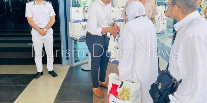 العبارة آيلة نقلت 1169 حاجاً و29 باص منذ بدء الموسم