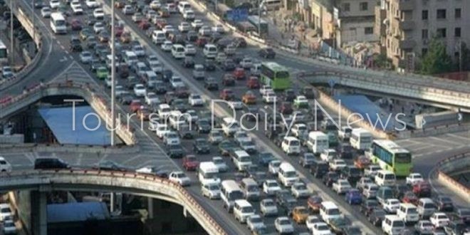 أحجام مرورية مرتفعة بكوبرى أكتوبر والعروبة ورمسيس والمرج