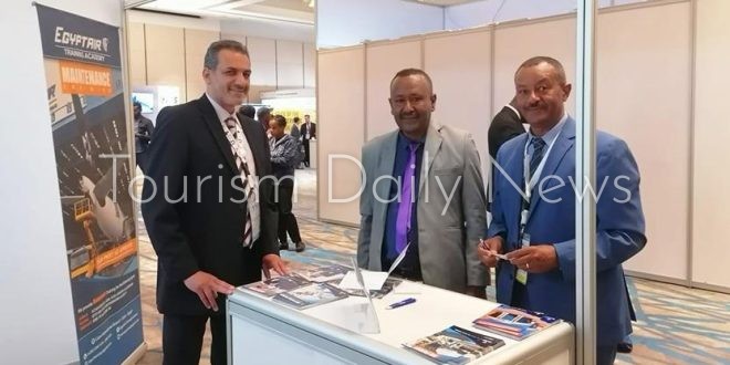 أكاديمية مصرللطيران للتدريب تشارك في مؤتمر صناعة الطيران الأفريقى 2024