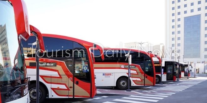 دبي تعلق خدمة الحافلات عبر المدن مؤقتاً بسبب التقلبات الجوية