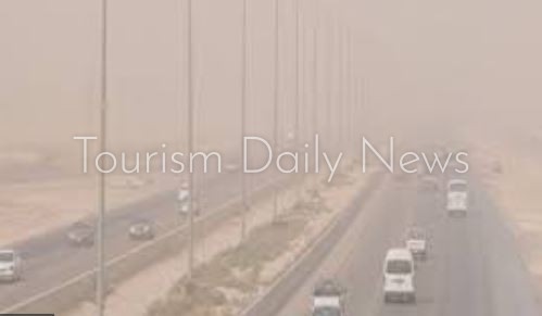 رياح نشطة ومثيرة للأتربة والغبار على الطريق الساحلي من جدة إلى جازان