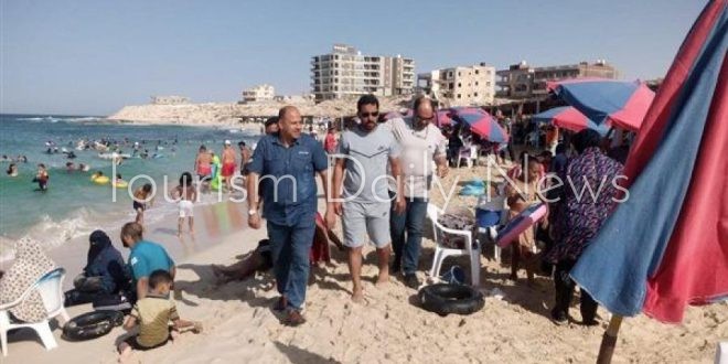 سياحة مطروح تشن حملة على الشواطئ للتأكد من وجود خدمات