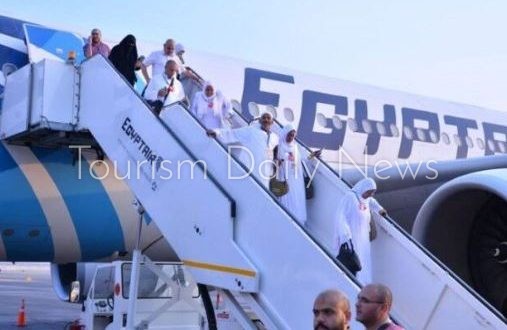 مصر للطيران تسير 24 رحلة جوية من الأراضي المقدسة