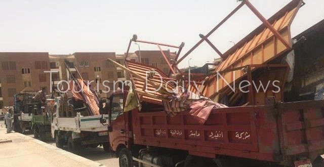 حملات لرفع الإشغالات ومواجهة العشوائية في الشروق