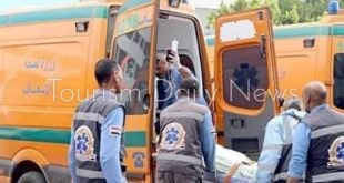 إصابة 21 شخصًا من عمال الفنادق جنوب الغردقة في تصادم أتوبيسين