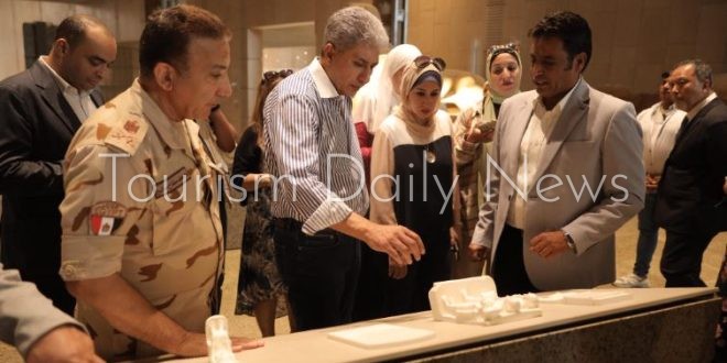 وزير السياحة يتابع الموقف التنفيذي وآخر تطورات المتحف المصري الكبير