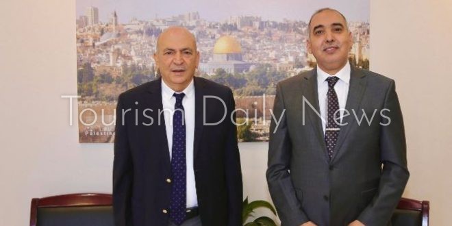 وزير السياحة والاثار الفلسطيني يستقبل سفير المملكة المغربية برام الله