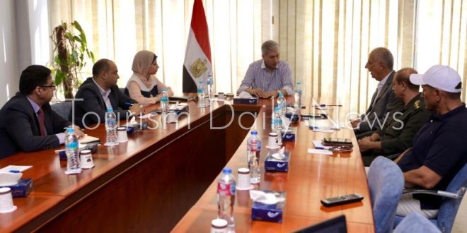 مستجدات الأعمال بمشروع تطوير الخدمات بمنطقة أهرامات الجيزة