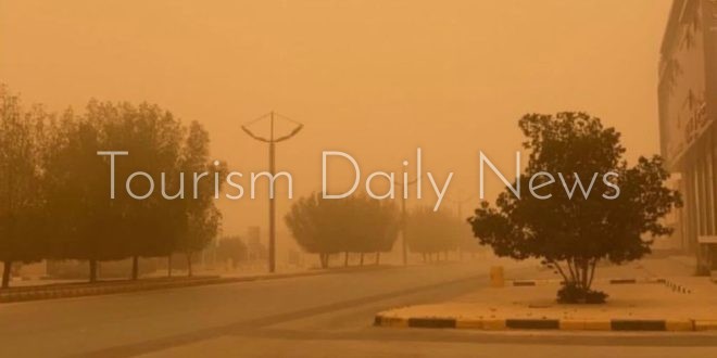 رياح مثيرة للأتربة والغبار على المدينة المنورة ومكة المكرمة ونجران والرياض