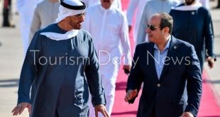 زيارة محمد بن زايد لمدينة العلمين