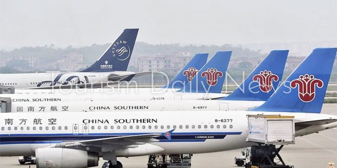 الطيران المدني الصيني يسجل رقمًا قياسيًا شهريًا خلال يوليو الماضي