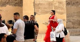 وعد البحري تروج للسياحة المصرية وأعملها الفنية من الأقصر