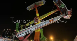 إنقاذ 23 شخصًا علقوا في الهواء لمدة ساعة بعد تعطل لعبة بملاهي كهرمان مرعش