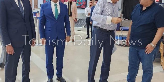 الحفنى يتفقد استعدادات مطار العلمين لاستقبال المشاركين في معرض الطيران