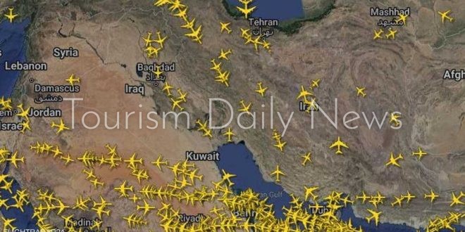 مصر تخطر جميع شركات الطيران بتجنب المرور فوق المجال الجوي الإيراني