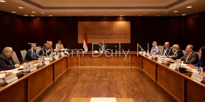 اجتماع مجلس إدارة المتحف القومي للحضارة يناقش جذب مزيد من الحركة السياحية