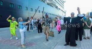 الإسكندرية تستقبل سفينة سياحية قادمة من هيراكليون على متنها 2800 سائح