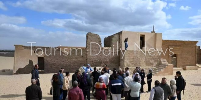 منطقة آثار تونا الجبل بالمنيا تستقبل أدباء المؤتمر العام في دورته 36