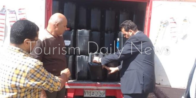 ضبط كميات كبيرة من زيوت محركات السيارات مجهولة المصدر في الأقصر