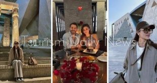 هاندا أرتشيل تزور مصر وتحتفل بعيد ميلادها وسط أجواء ساحرة