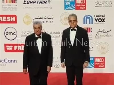 حواس والعناني يشاركان في إفتتاح مهرجان القاهرة السينمائي الدولي