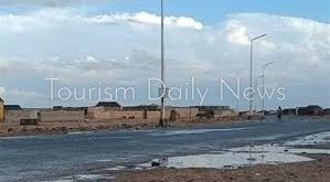 فتح الطريق المؤدي لقرية رأس حدربة بمدينة حلايب بعد إزالة آثار السيول