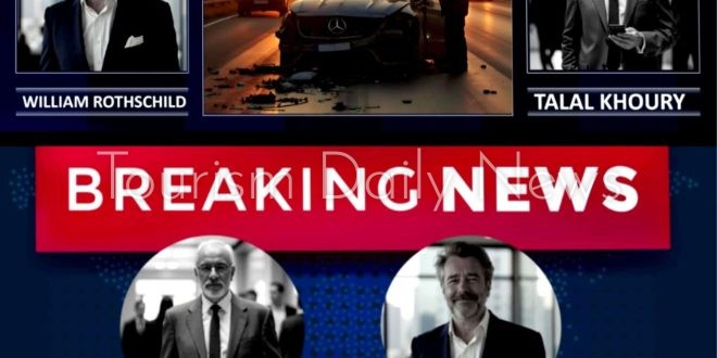 إصابة رجل الأعمال طلال خوري والمستشار ويليام روتشيلد في حادث سير بموسكو