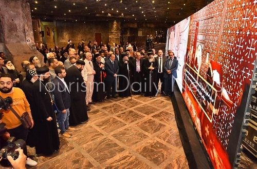 السياحة تنظم احتفالية المسار بدير العذراء بدرنكة لإحياء مسار العائلة المقدسة