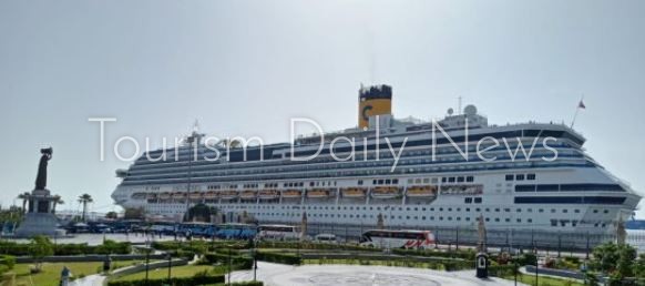 وصول سفينة من ميناء ليماسول .. انتعاش حركة السياحة بموانئ بورسعيد