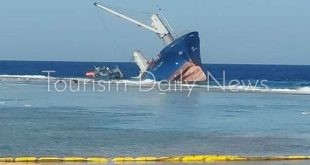 نيابة القصير تأمر بحصر الخسائر والأضرار البيئية في واقعة غرق سفينة البضائع