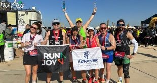 مصر للطيران الراعي الرسمي لسباق نصف ماراثون الأهرامات