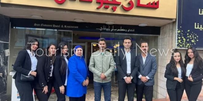 طلاب إيجوث يتعرفون على الإرث التاريخي لفندق سان جيوفاني بالإسكندرية