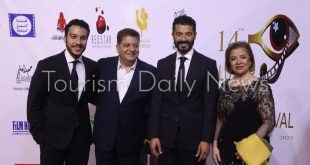 افتتاح الدورة 14 لمهرجان الأقصر للسينما الأفريقية بمعبد الكرنك