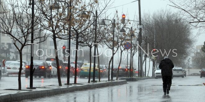 طقس بارد وأمطار على المناطق الشرقية بالأردن