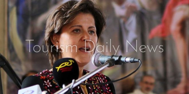 وزيرة السياحة والآثار الأردنية ، لينا عناب